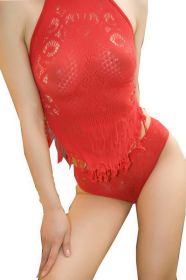 Blancho SE-230-RED Stylish Sexy Lace HotLingerie - Red - Medium