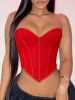 Women's Heart Solid Color Shapewear